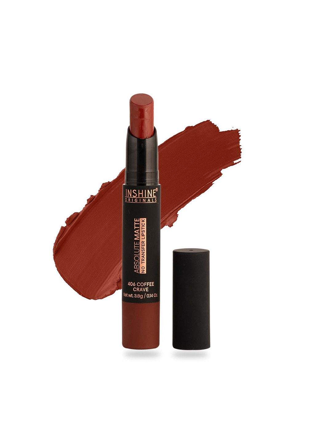 Inshine Absolute Matte No Transfer Lipstick - Coffee Crave 406