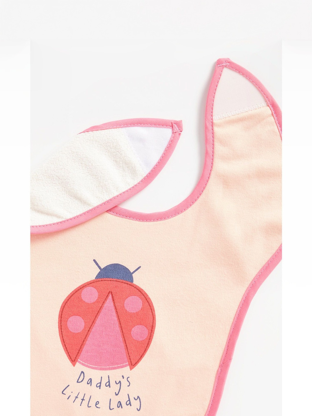 mothercare Infant Girls Pack Of 3 Strawberry Printed Bibs