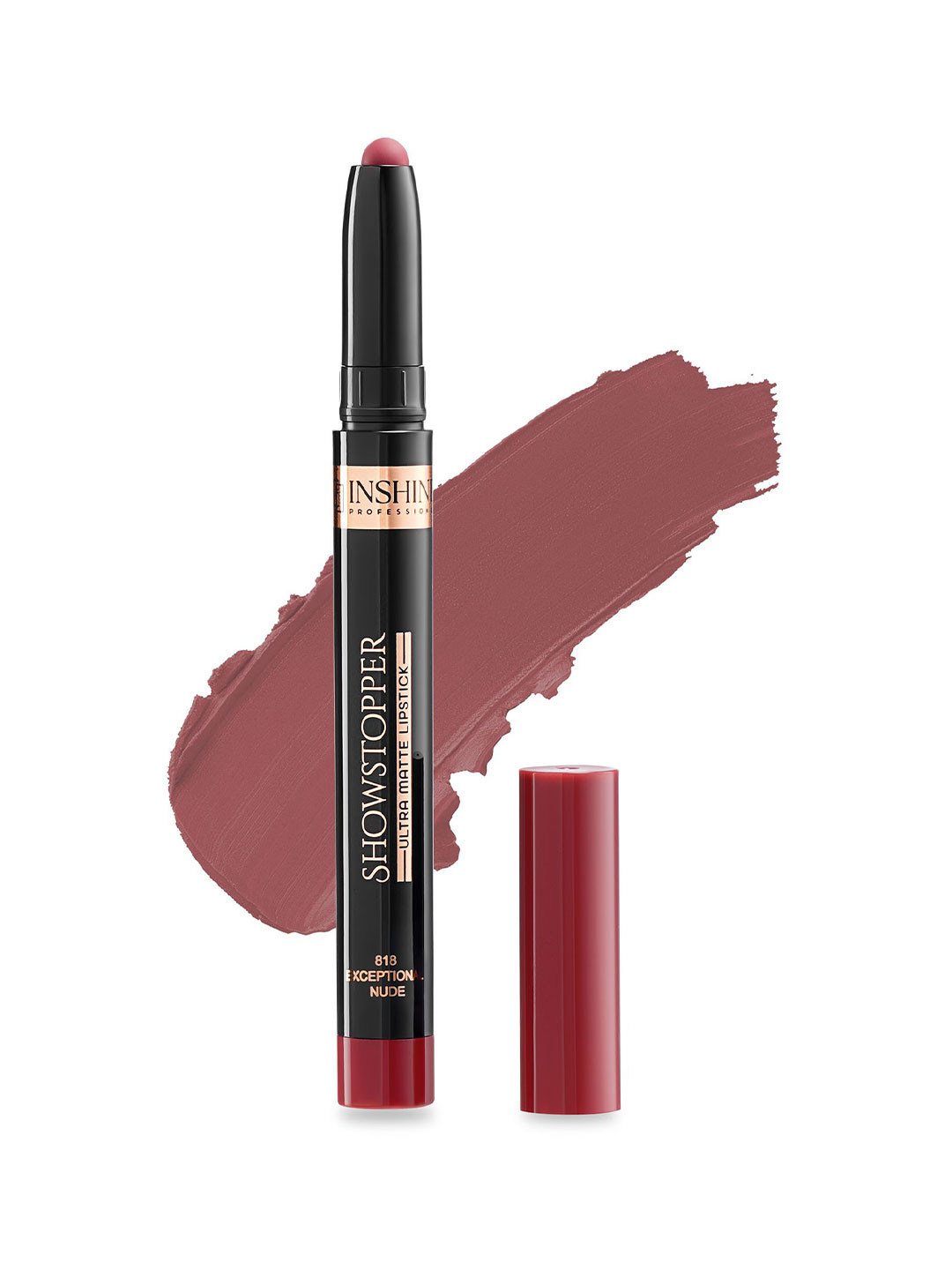 Inshine Showstopper Ultra Matte Lipstick - Exceptional Nude-818
