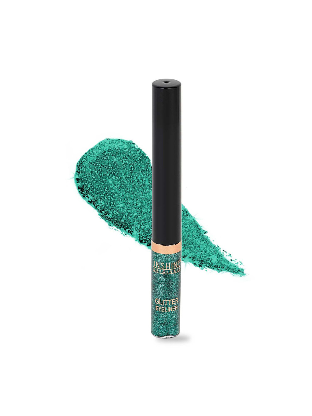 Inshine Glitter Sparkling Water & Smudge Proof Liquid Eyeliner - 2 ml - Emerald Green