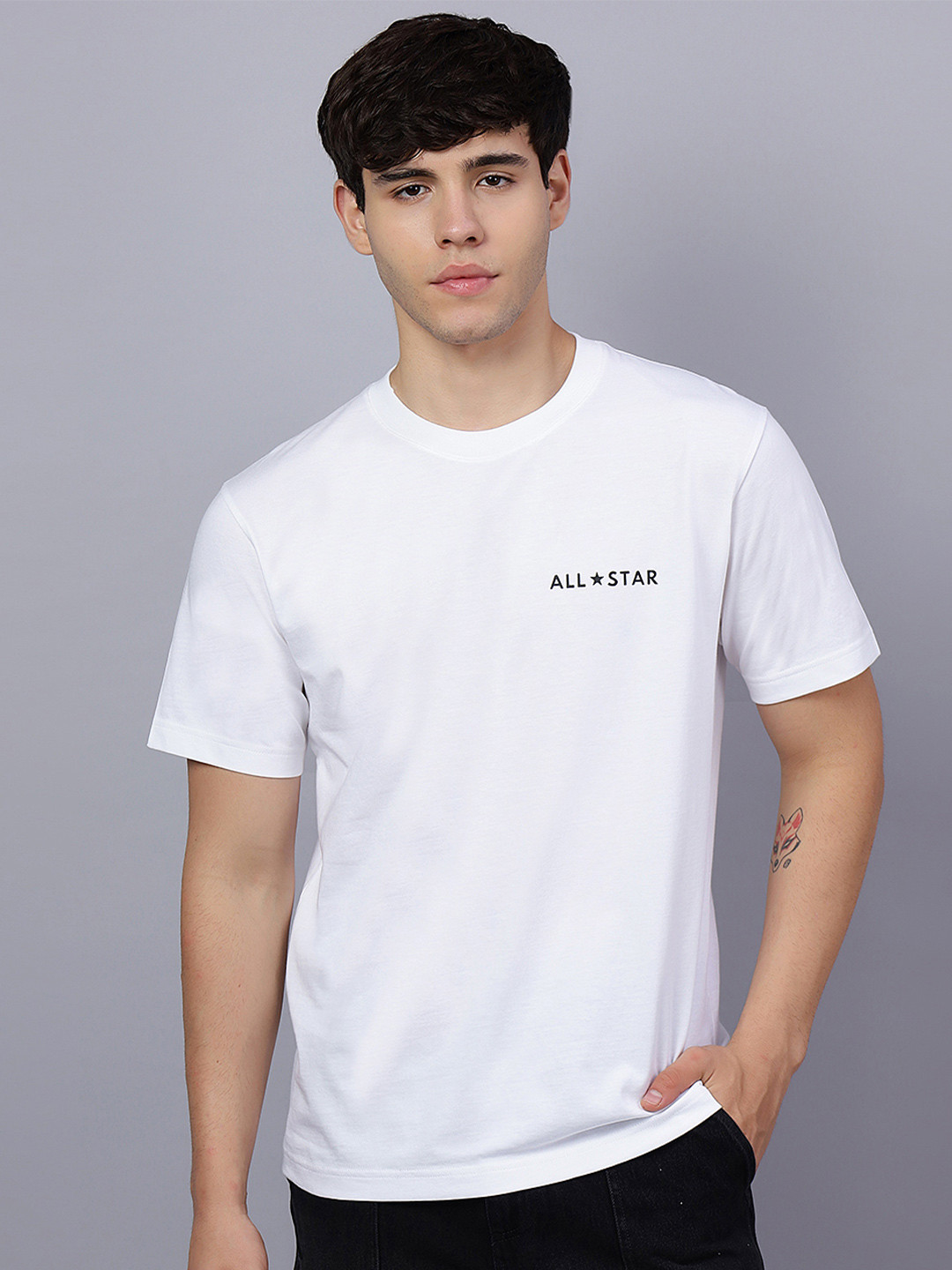Converse Unisex Graphic Cotton T-shirt