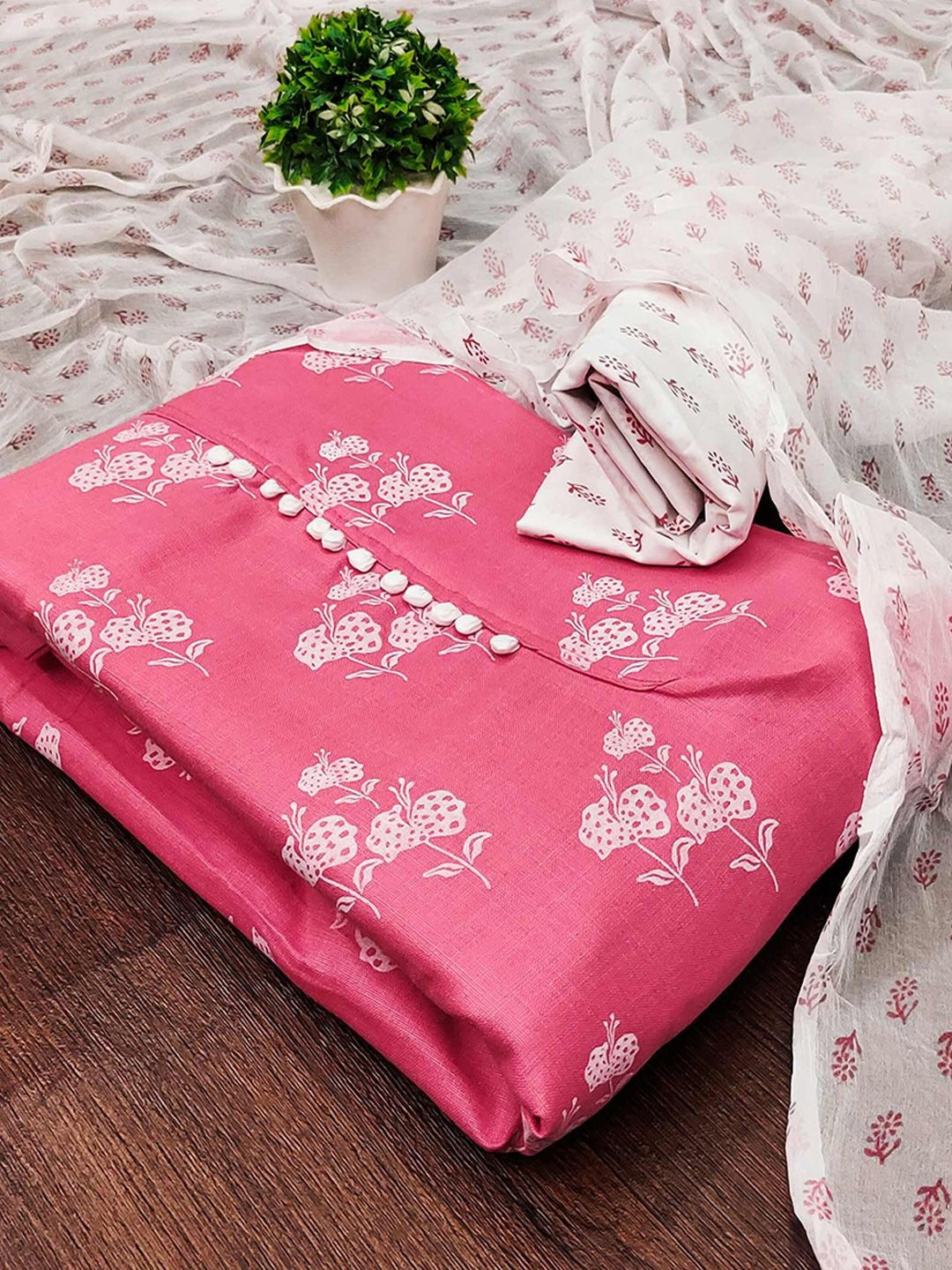 Peachmode Printed Unstitched Dress Material