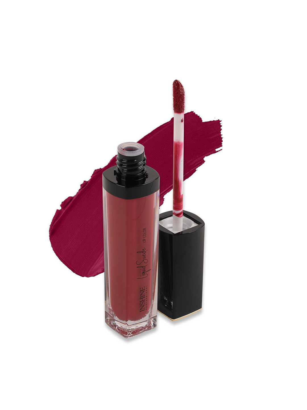 Inshine Liquid Suede Long Lasting Lip Color - 6 ml - Red Wine 610