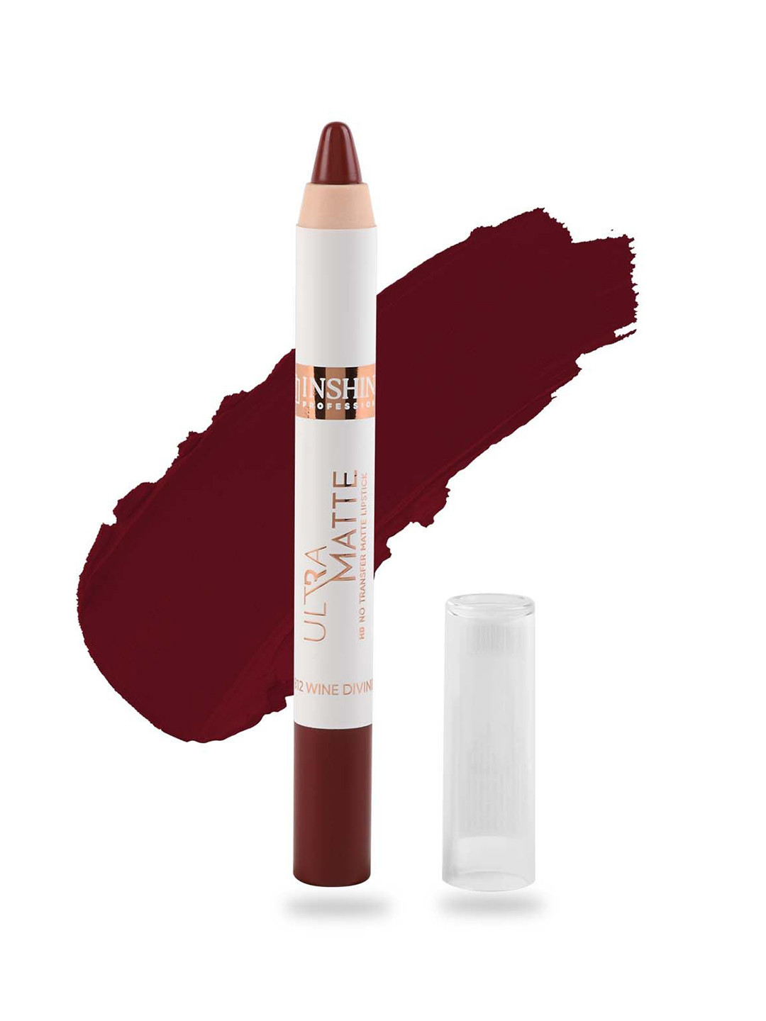 Inshine Ultra Matte Crayon Lipstick- 2.8 g- Wine Divine 812