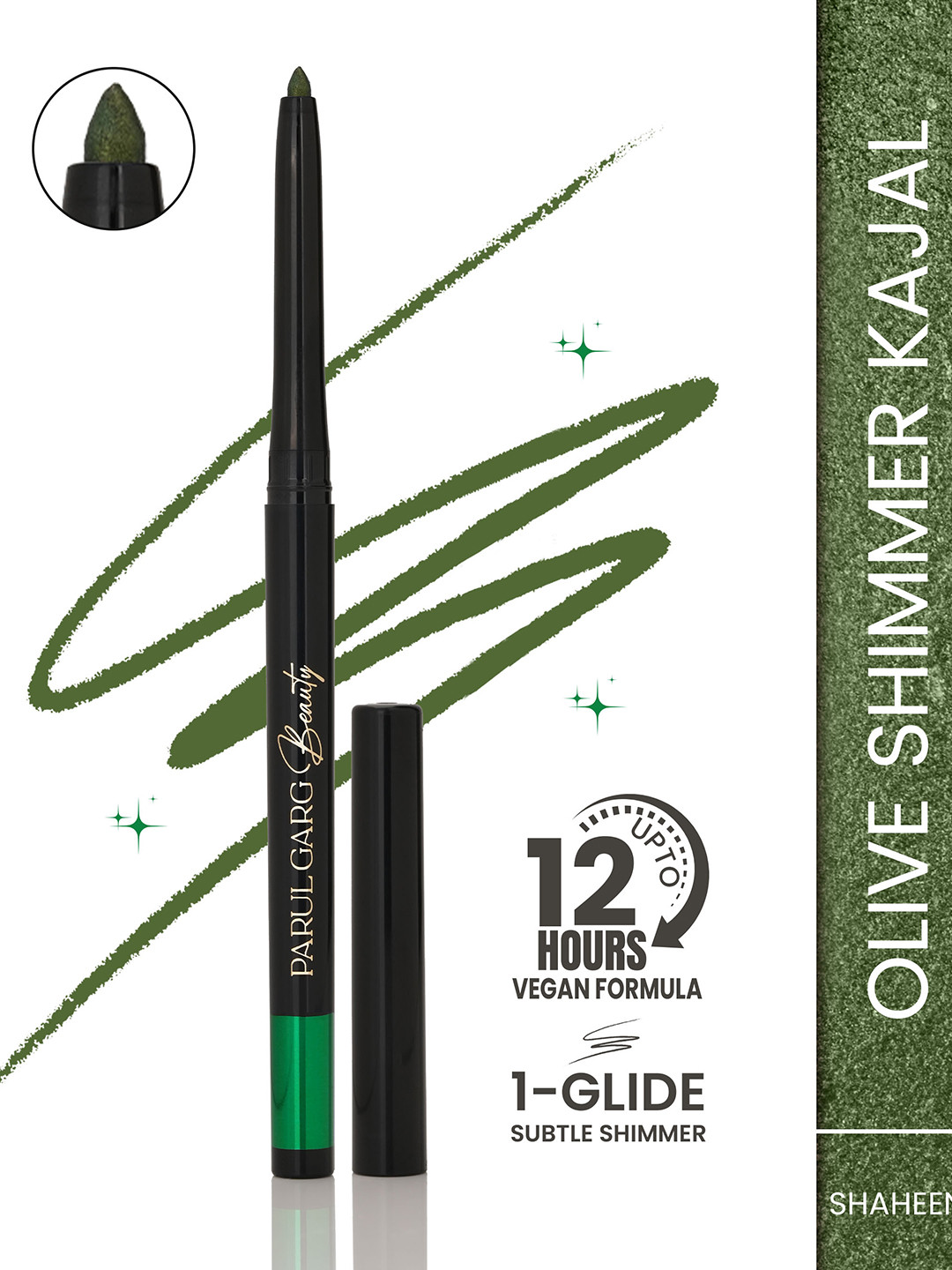 Parul Garg Beauty Smooth & Easy Application Shimmer Bold Define Kajal - 0.3 g - Shaheen