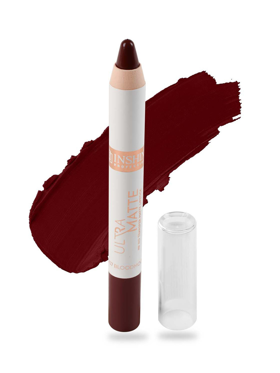 Inshine Ultra Matte Crayon Lipstick- 2.8 g- Blood Moon 807