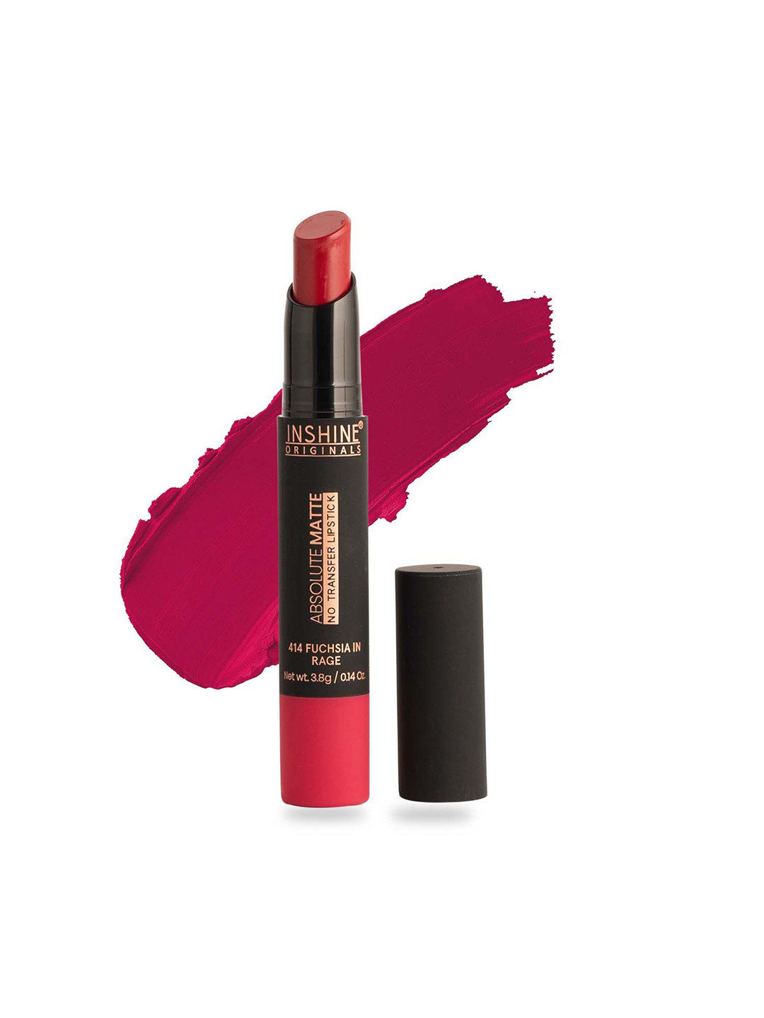 Inshine Absolute Matte No Transfer Lipstick - Fuchsia In Range 414
