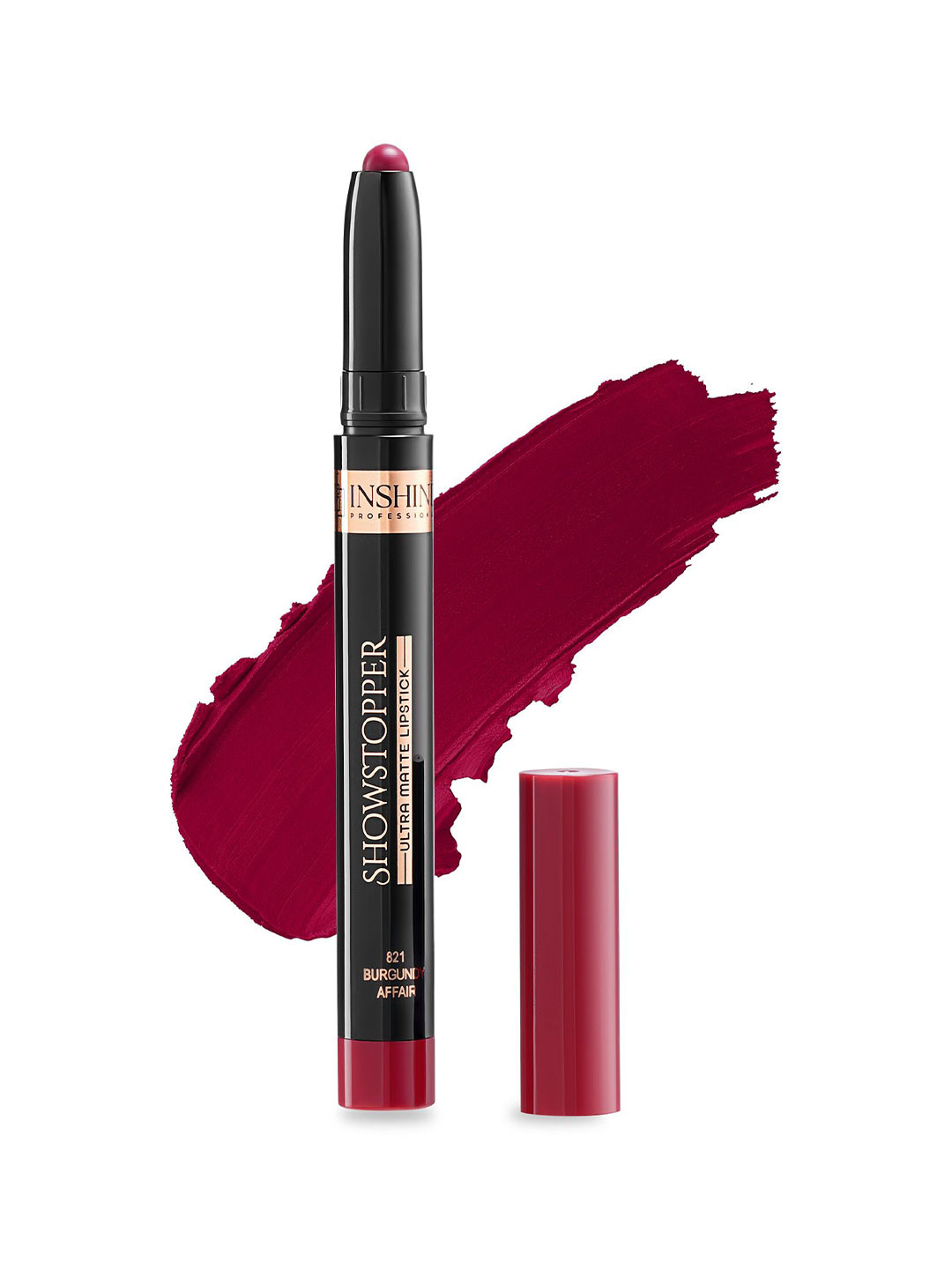 Inshine Showstopper Ultra Matte Lipstick -  Burgundy Affair-821