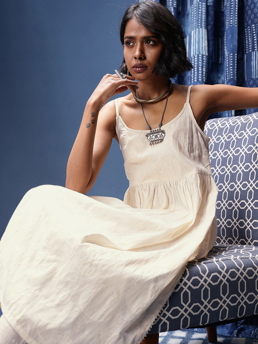 Taavi Pure Cotton Cora Kurta with Trousers