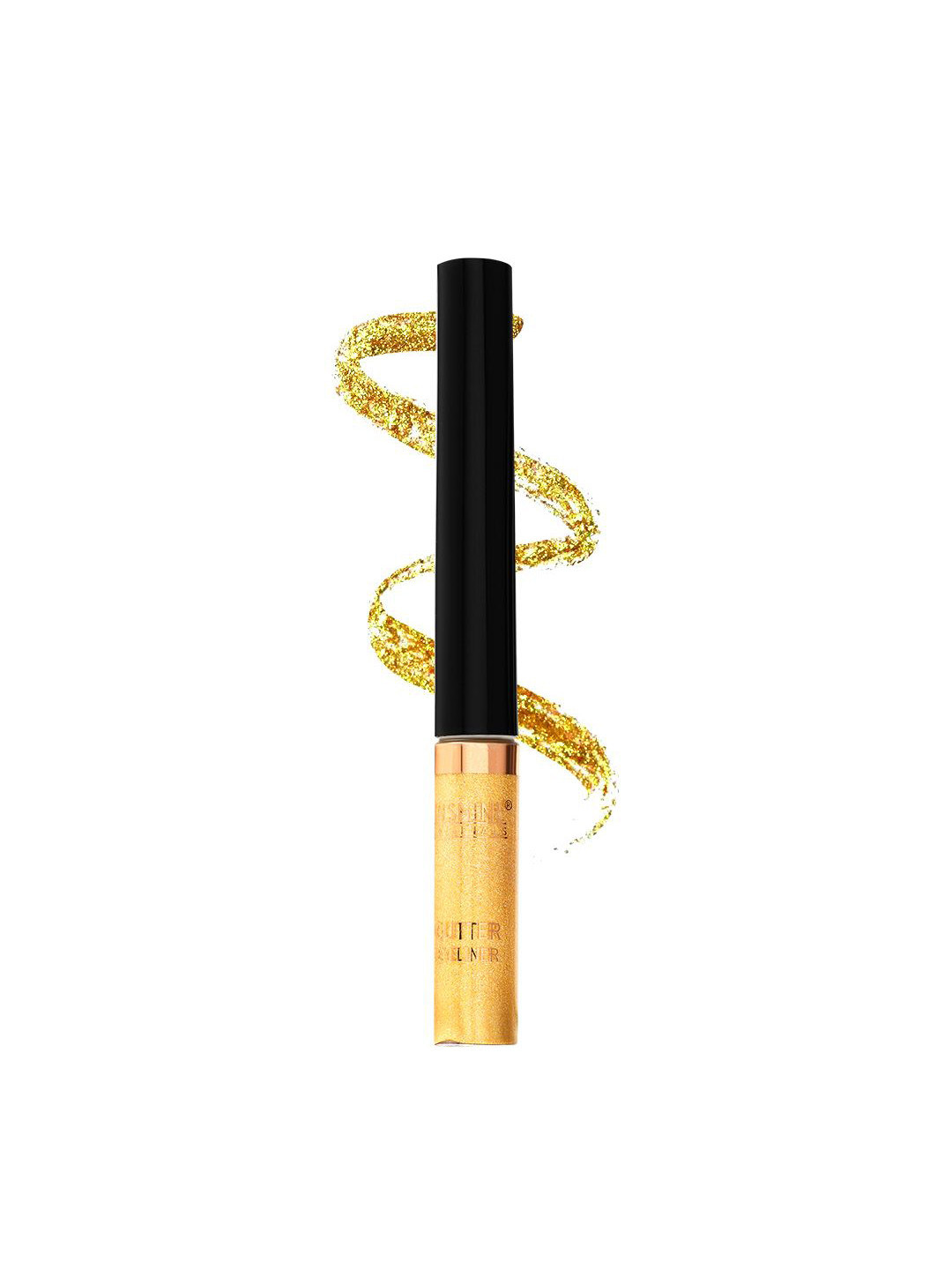 Inshine Glitter Sparkling Water & Smudge Proof Liquid Eyeliner - 2 ml - Sun Gold