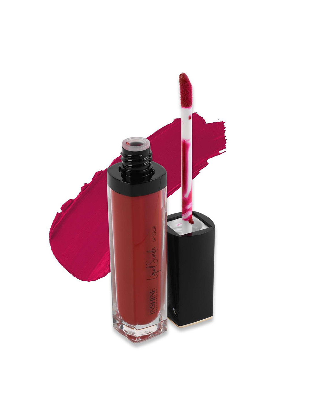 Inshine Liquid Suede Long Lasting Lip Color - 6 ml - Fuchsia In Rage 614