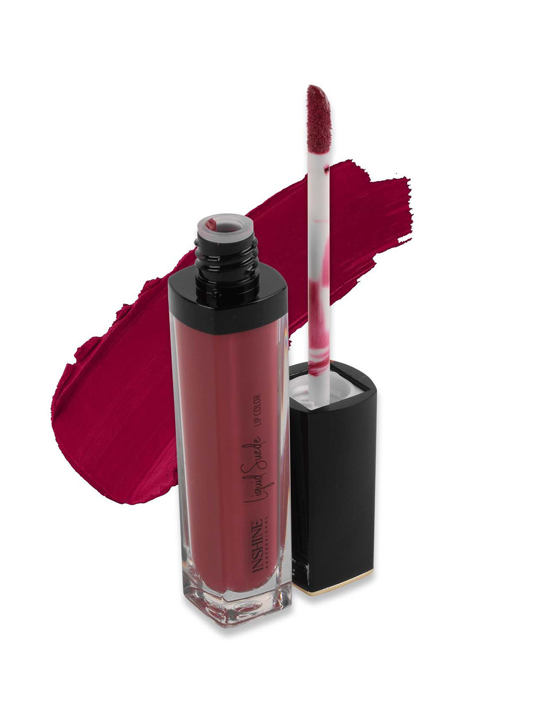 Inshine Liquid Suede Long Lasting Lip Color - 6 ml - Burgundy Affair 612