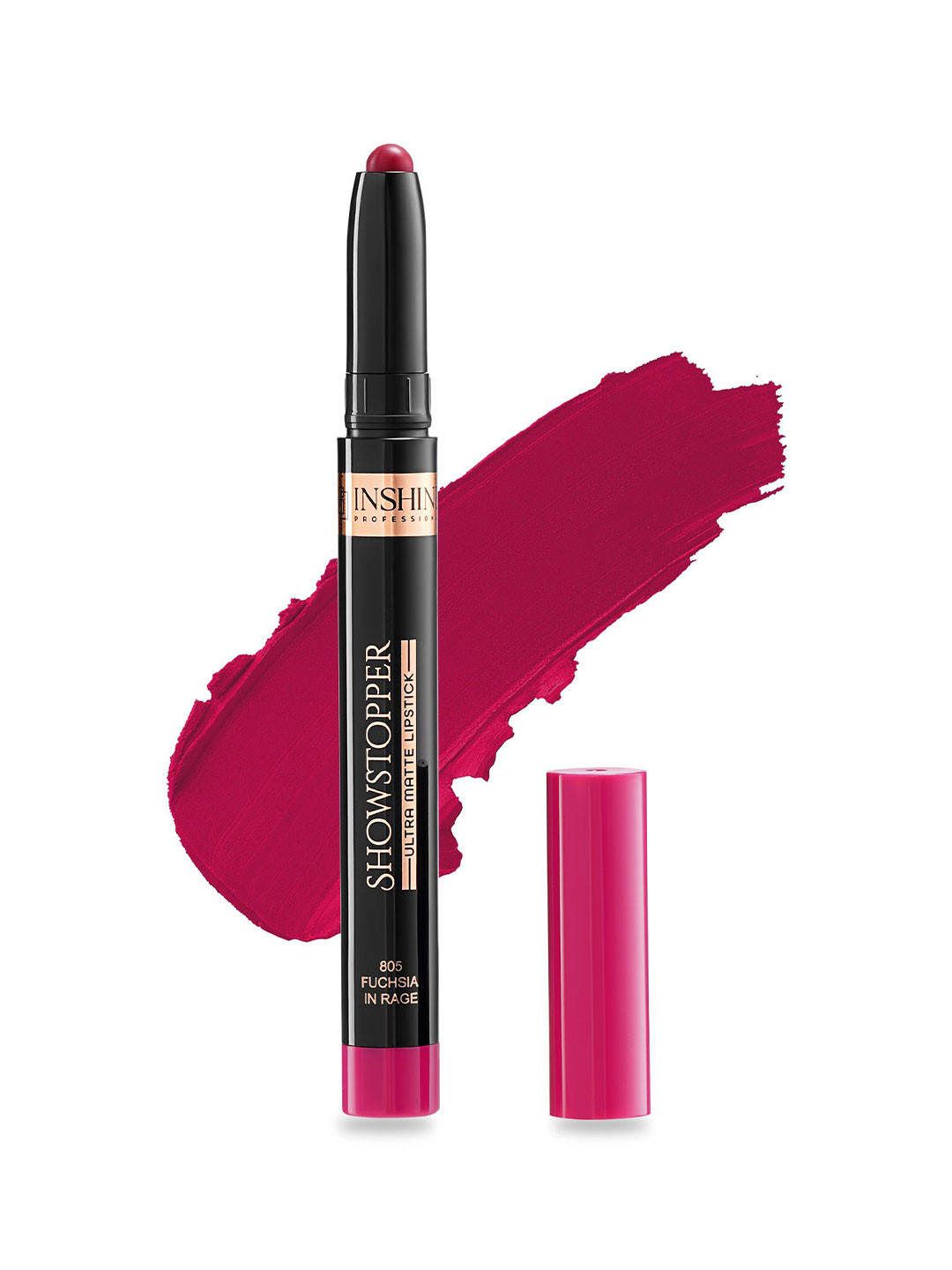 Inshine Showstopper Ultra Matte Lipstick - 2.5 g  - Fuchsia In Rage-805