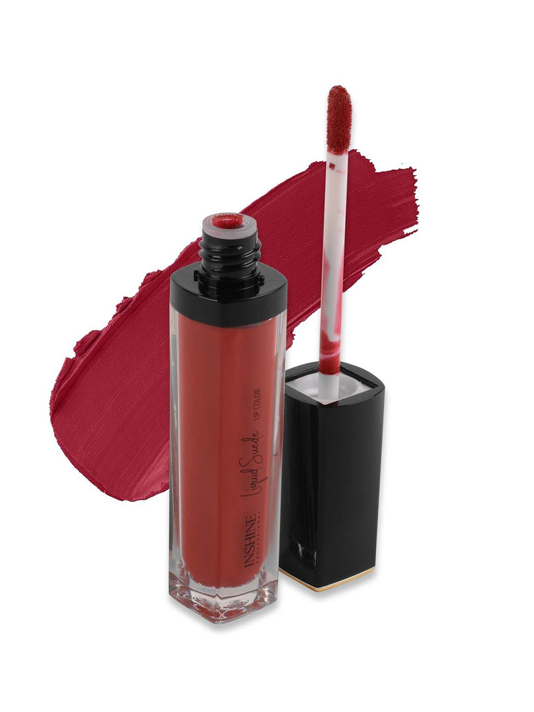 Inshine Liquid Suede Long Lasting Lip Color - 6 ml - Red Passion 605
