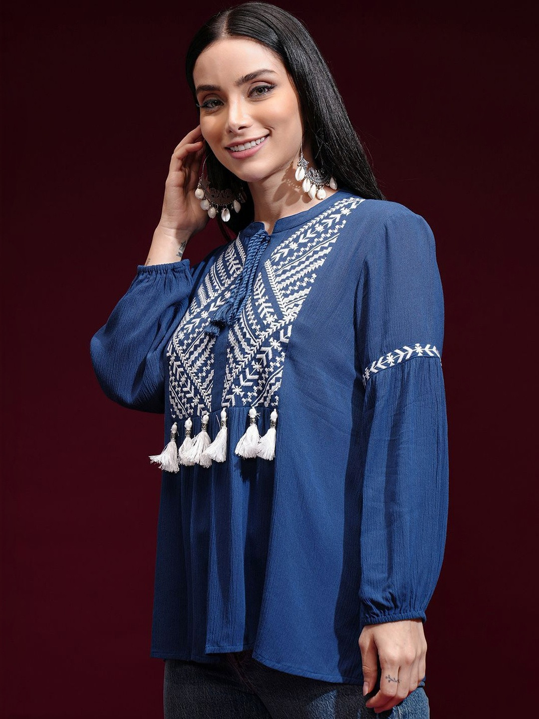 Kethi Fashion Ethnic Motifs Embroidered Kurti