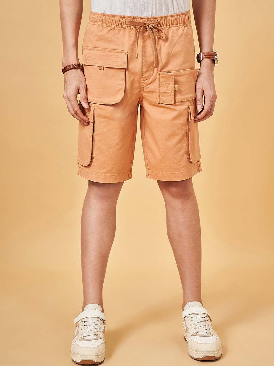 Urban Ranger by pantaloons Men Slim Fit Pure Cotton Shorts