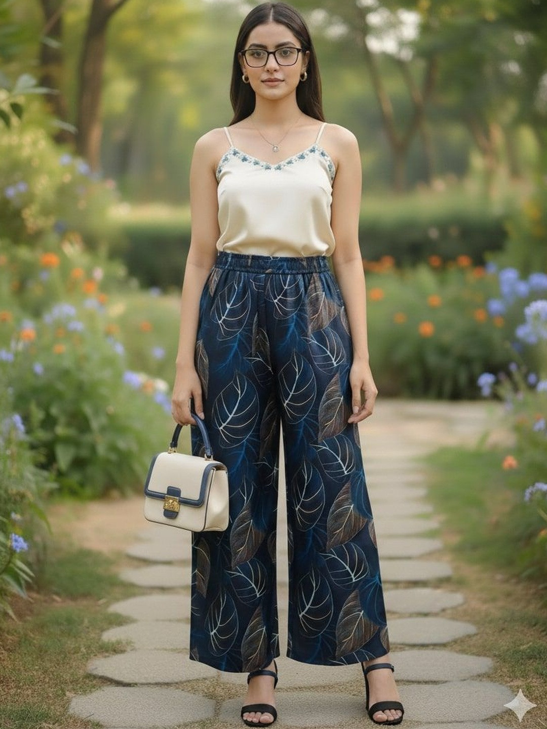 Vagisha Women Floral Printed Palazzos