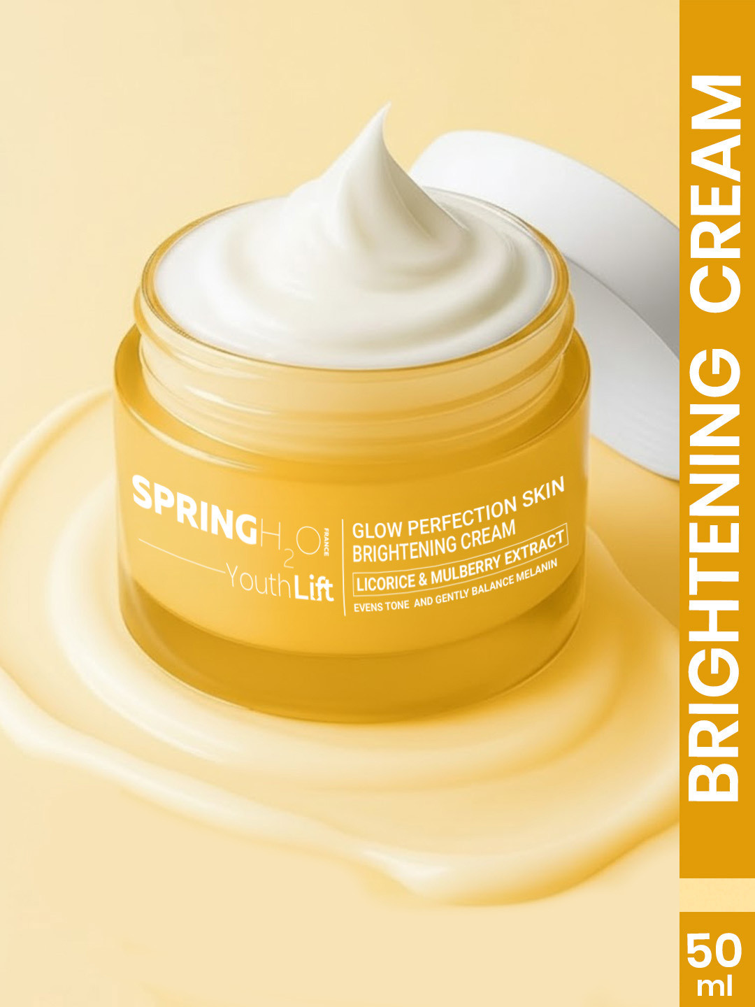 Spring H2O Youth Lift Glow Brightening Cream For Evens Tone & Balance Melanin 50ml