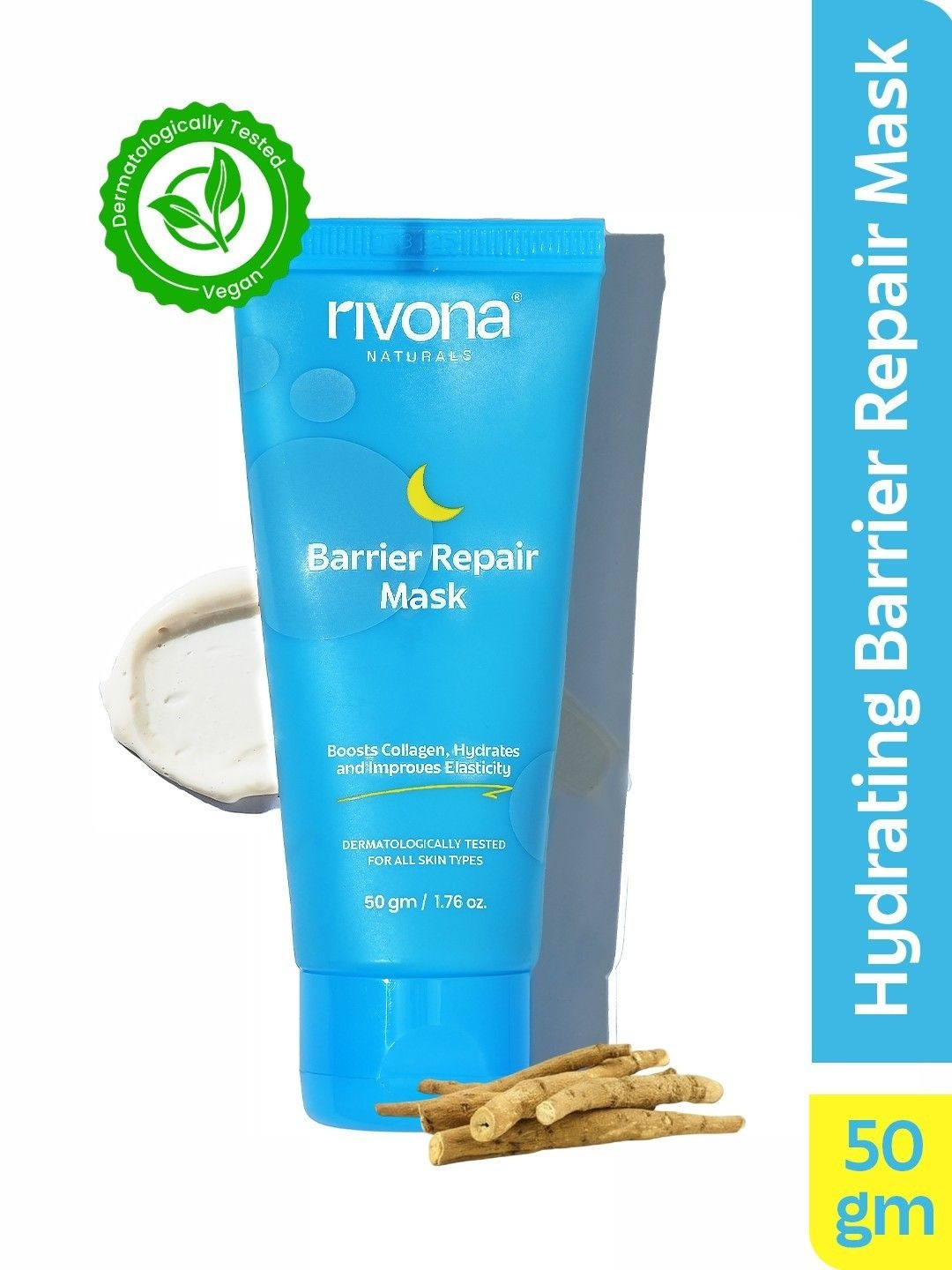 Rivona Naturals 4-In-1 Barrier Repair & Hydrating Overnight Mask- 50 g