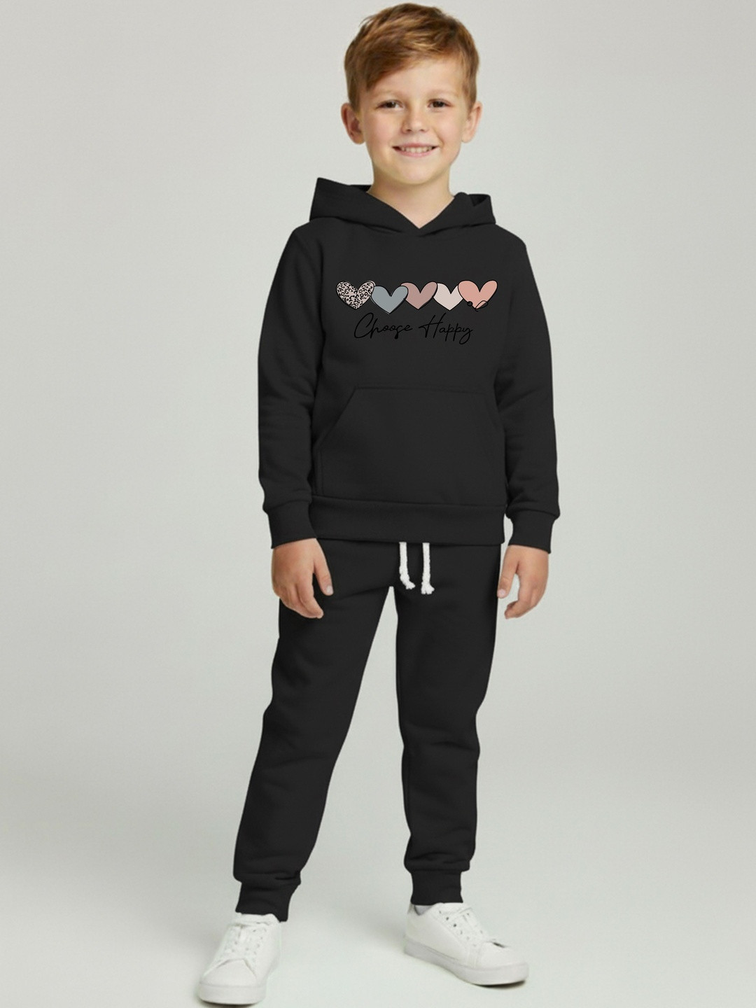 Porpy Boys Printed Hoodie & Joggers Set