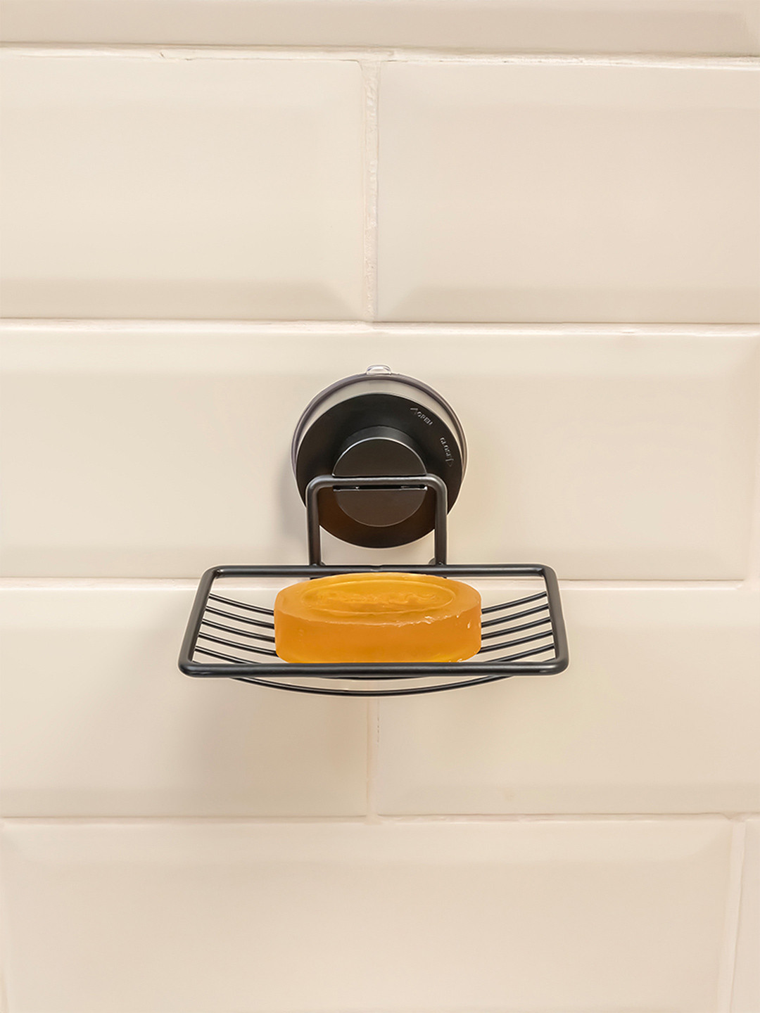 Klever Homes Airgrip Matt Black Solid Stainless Steel Soap Dish