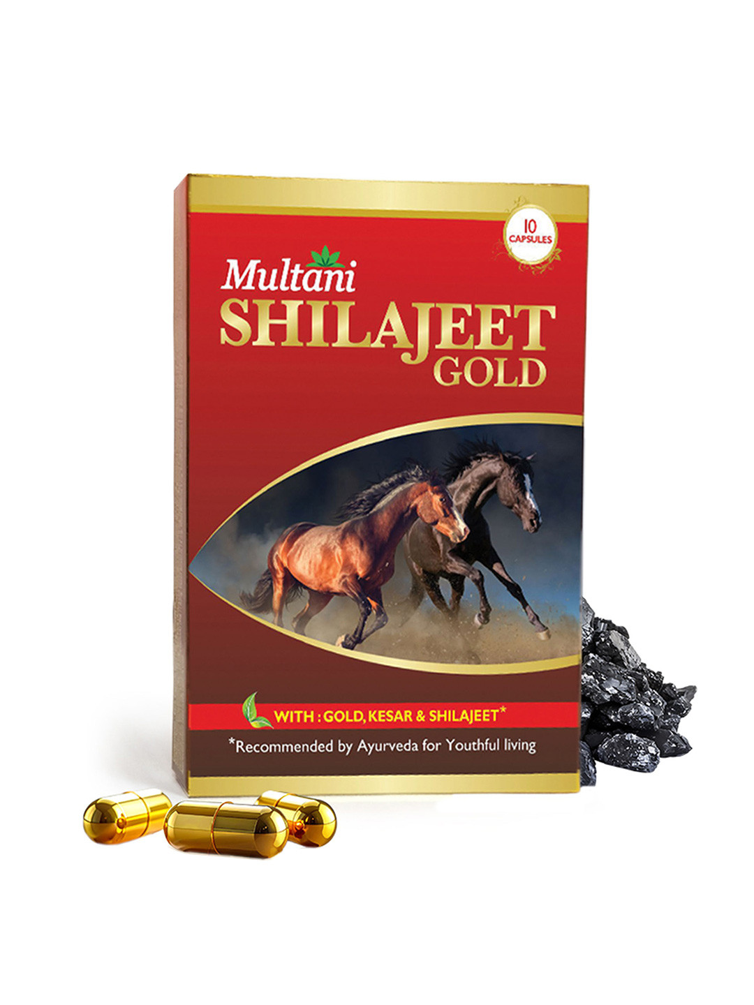 Multani Shilajeet Gold Capsule - 10 Capsules