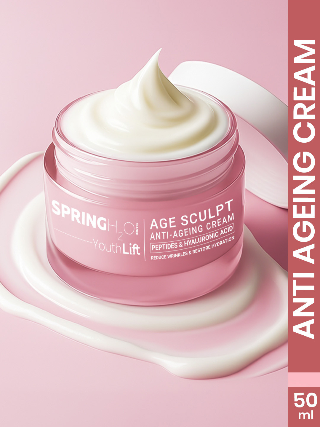 Spring H2O Youth Lift Age Sculpt Anti-Ageing Cream Reduce Wrinkles & Hydration 50ml