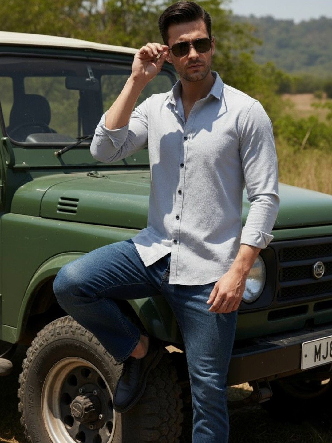 BADLAND Men Classic Casual Shirt