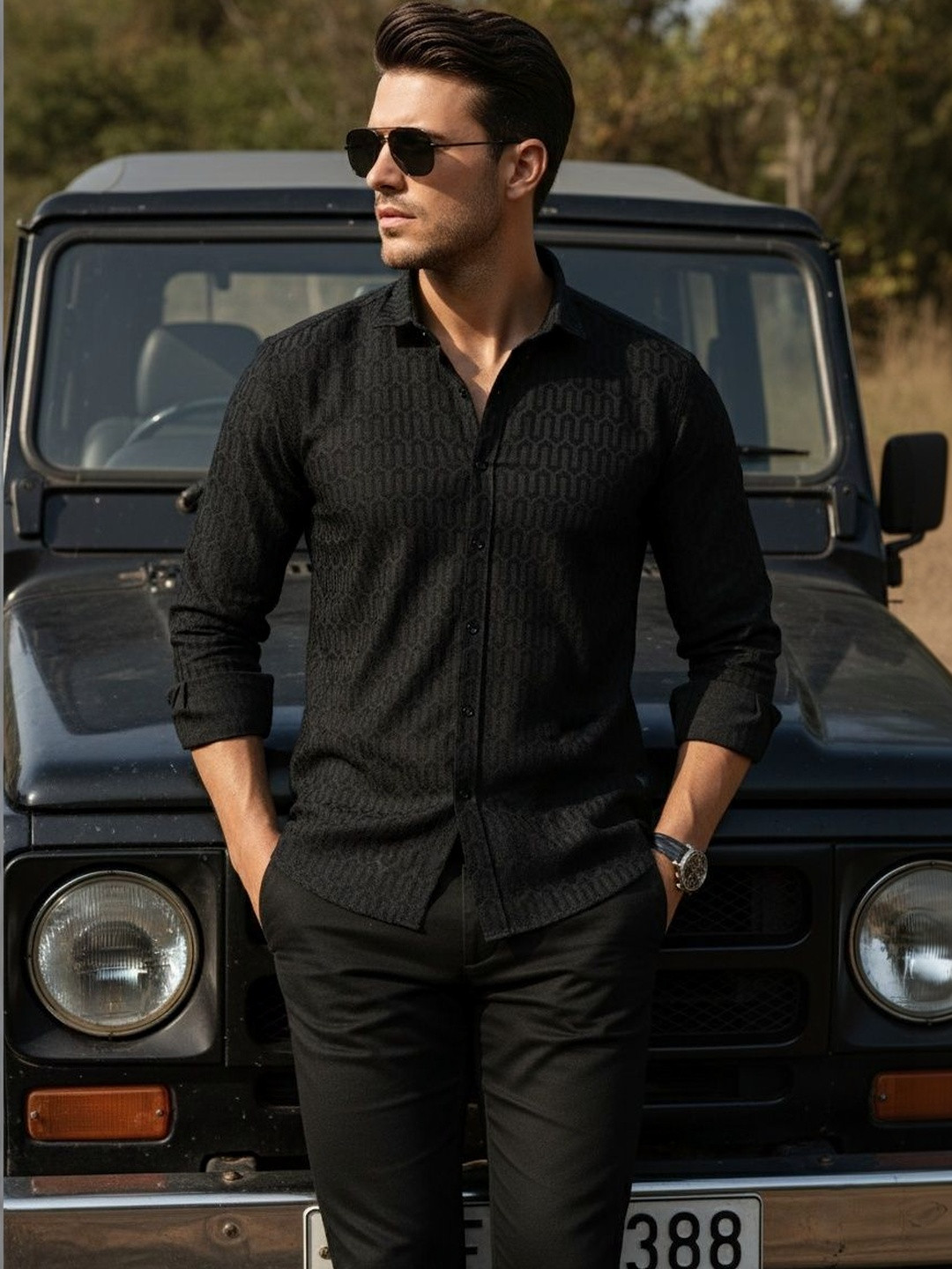 BADLAND Men Classic Casual Shirt