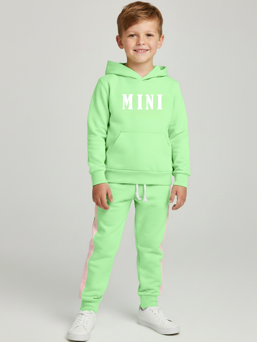 Porpy Boys Printed Hoodie & Joggers Set