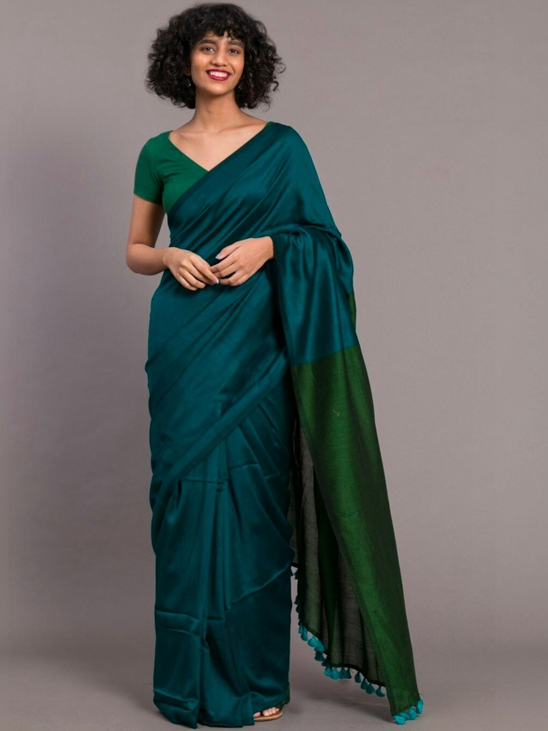 SHYAMALI BOUTIQUE Block Print Saree