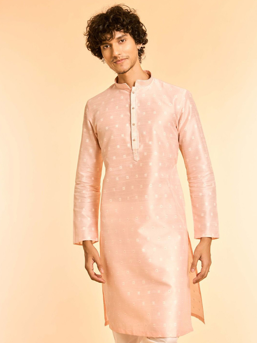 Diwas by Manyavar Men Woven Design Kurta