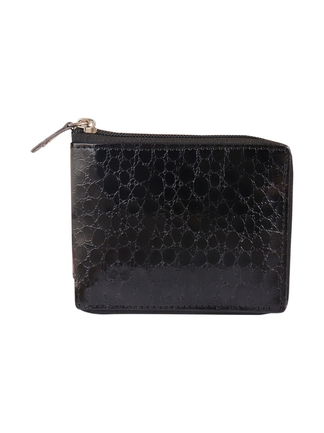 NICE PURSE Men Textured Zip Detail PU Zip Around Wallet