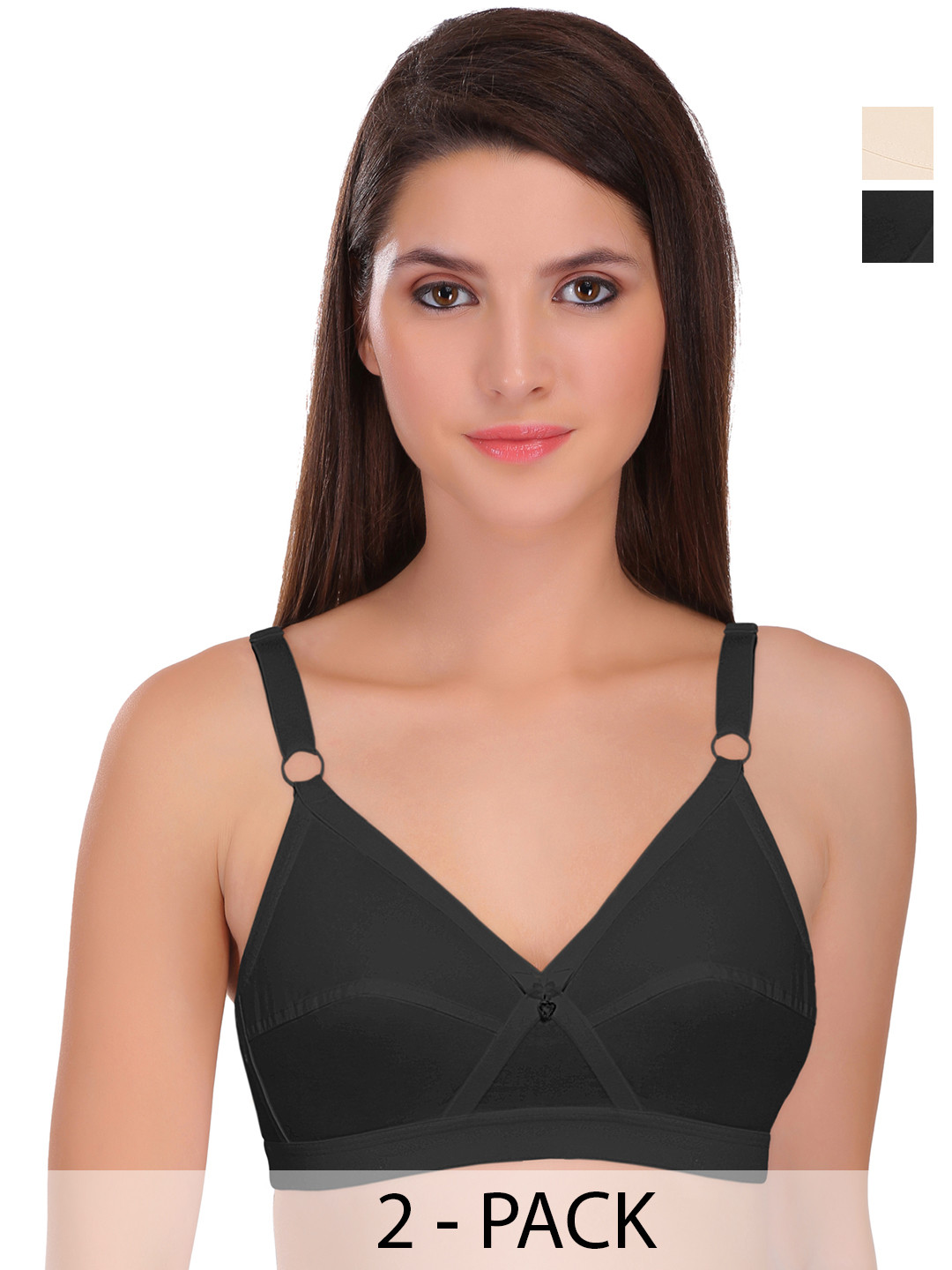 FEMULA Pack Of 2 Stretch Cotton Sports Vest