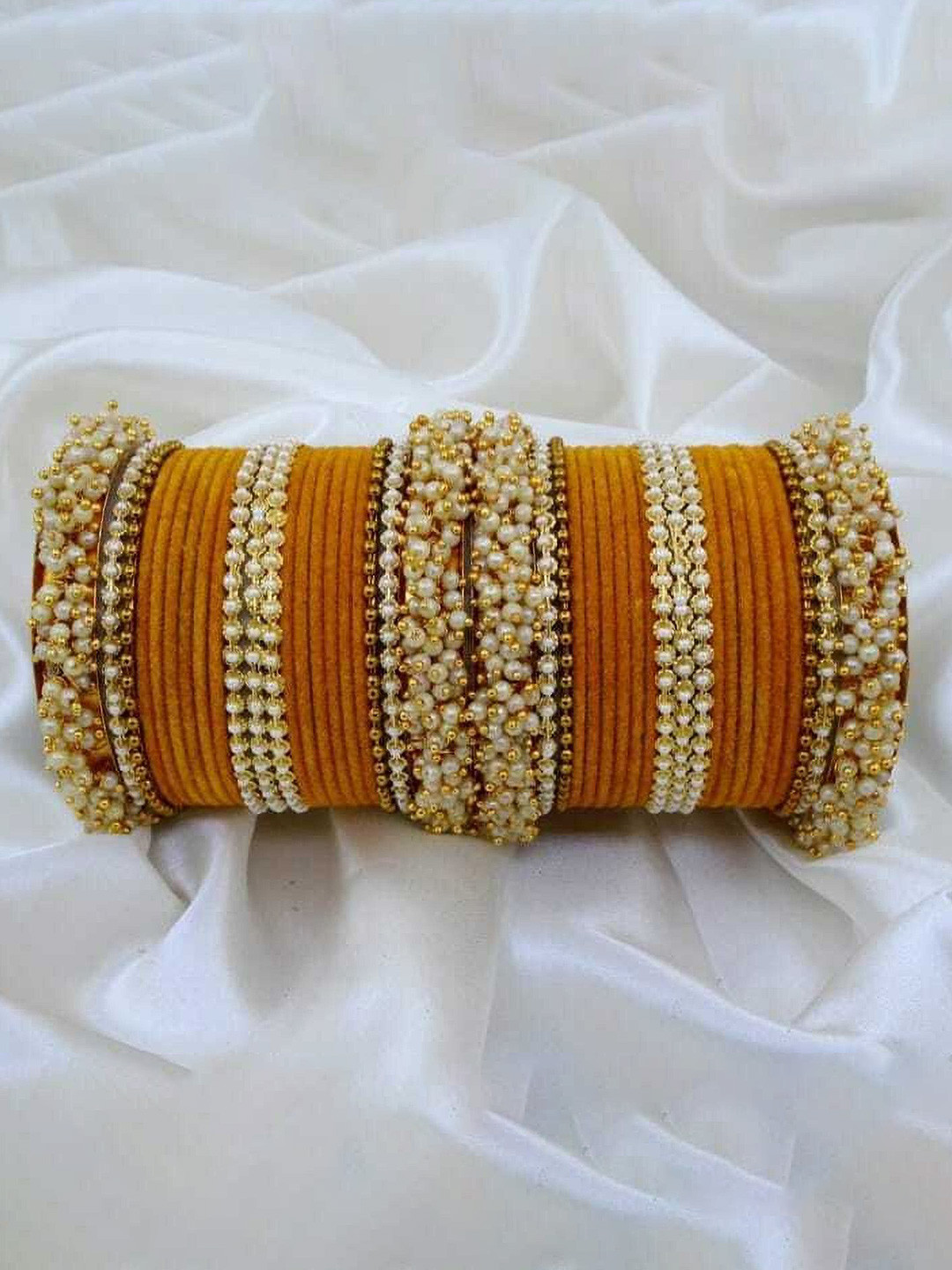 Shasmi Glass Artificial Stones & Beads Bangle
