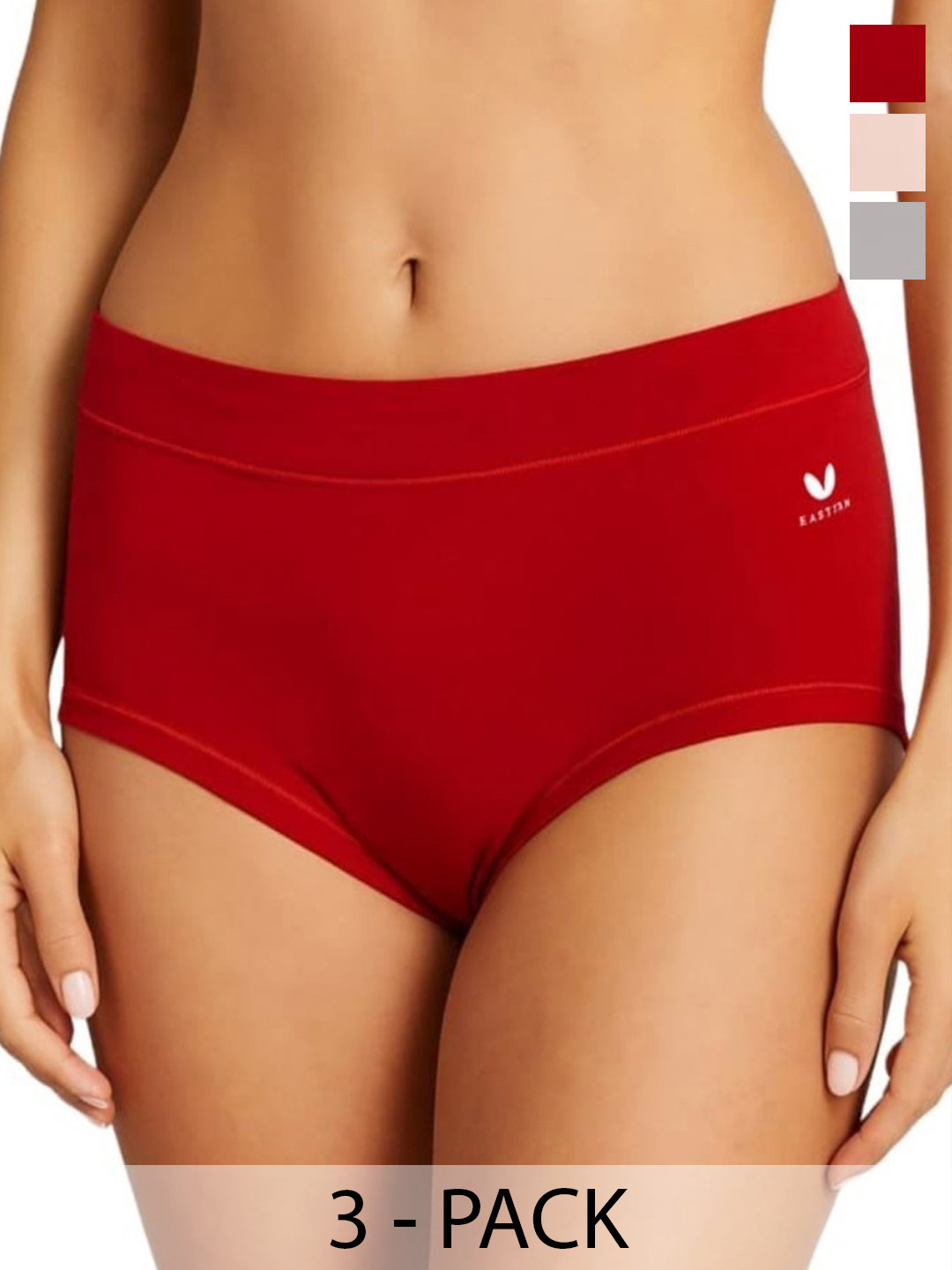 Blush Lado Women Microfiber High-Waist Seamless Shaping Shorts