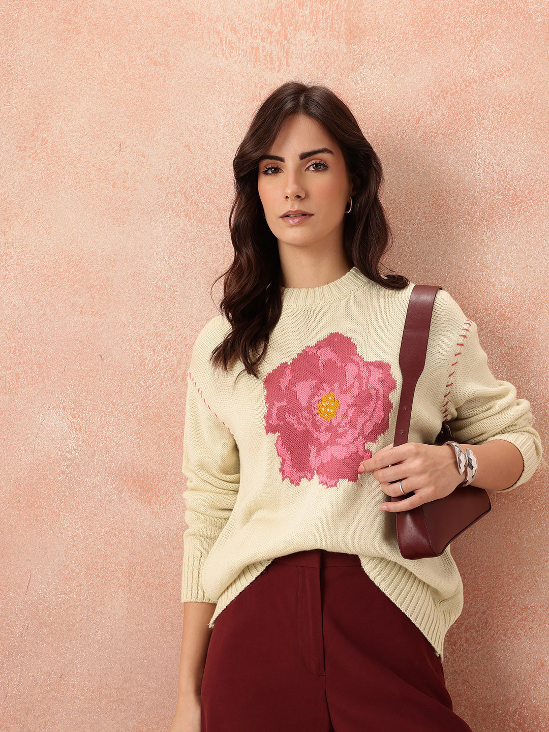 all about you Floral Pullover