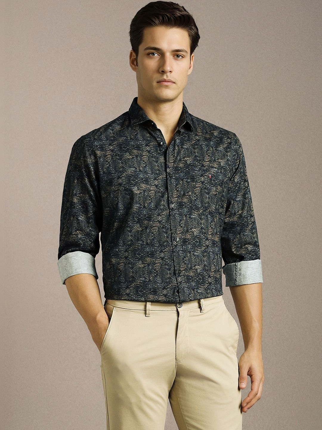 Louis Philippe Sport Men Slim Fit Printed Casual Shirt