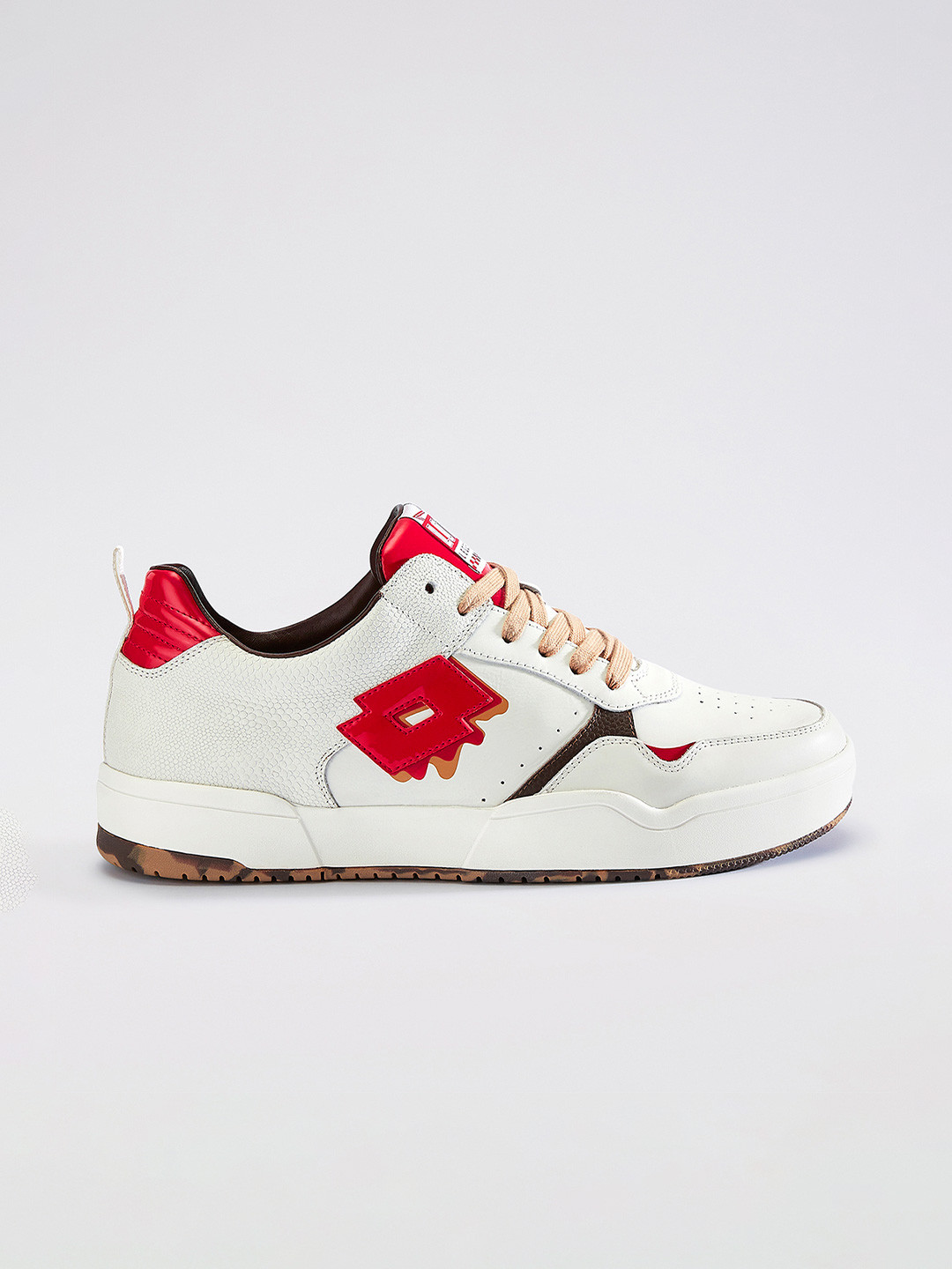 Lotto Men Melt - Hoopstar OG White Leather Sneakers