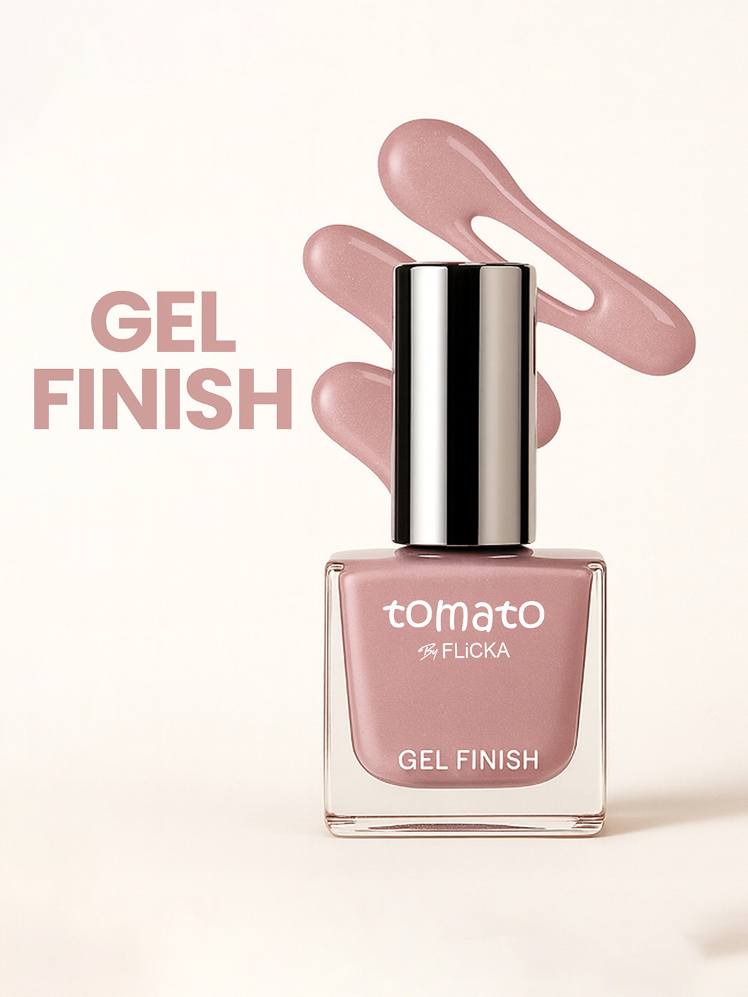 FLiCKA Tomato High Shine Nail Polish-9.9 ml- Shade- 32