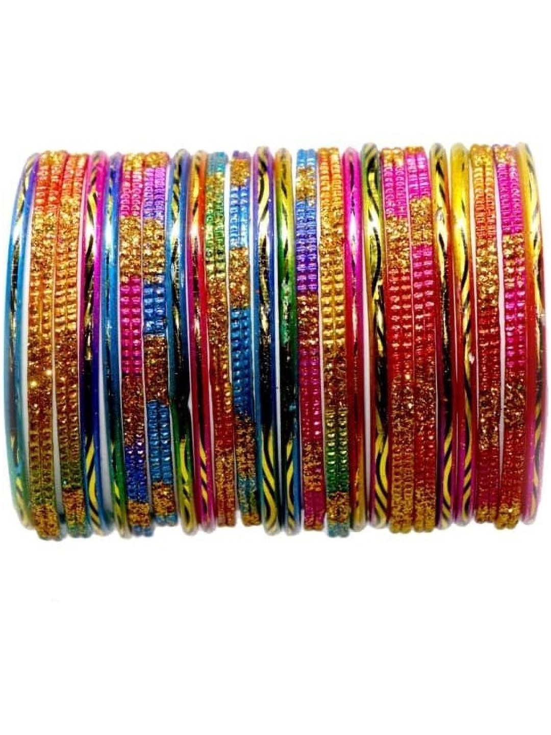 Instyle Forever Multi Glass Artificial Stones & Beads Bangle