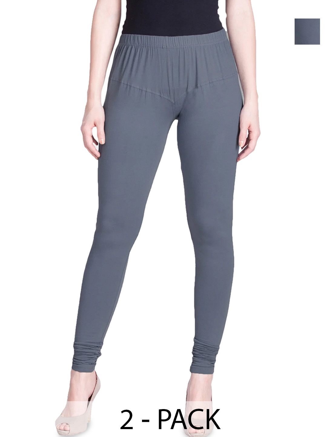 Navkar Crafts Women Pack of 2 Cotton Ankle Length Leggings