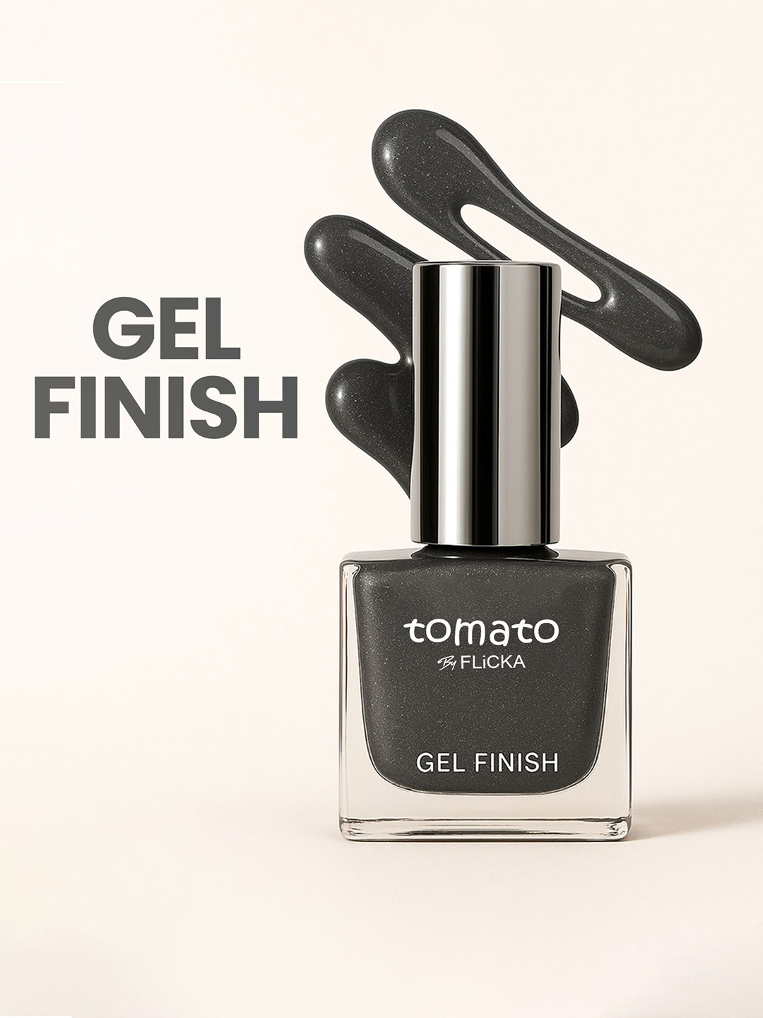 FLiCKA Tomato High Shine Nail Polish-9.9 ml- Shade- 29