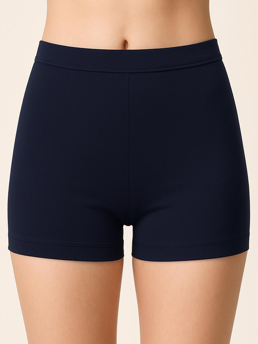 High Coverage Super Combed Cotton Concealed Waistband Stretch Boy Shorts
