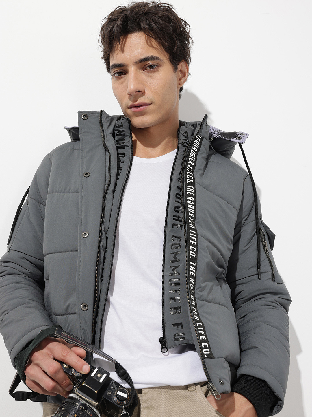The Roadster Life Co. Detachable Hood Padded Jacket