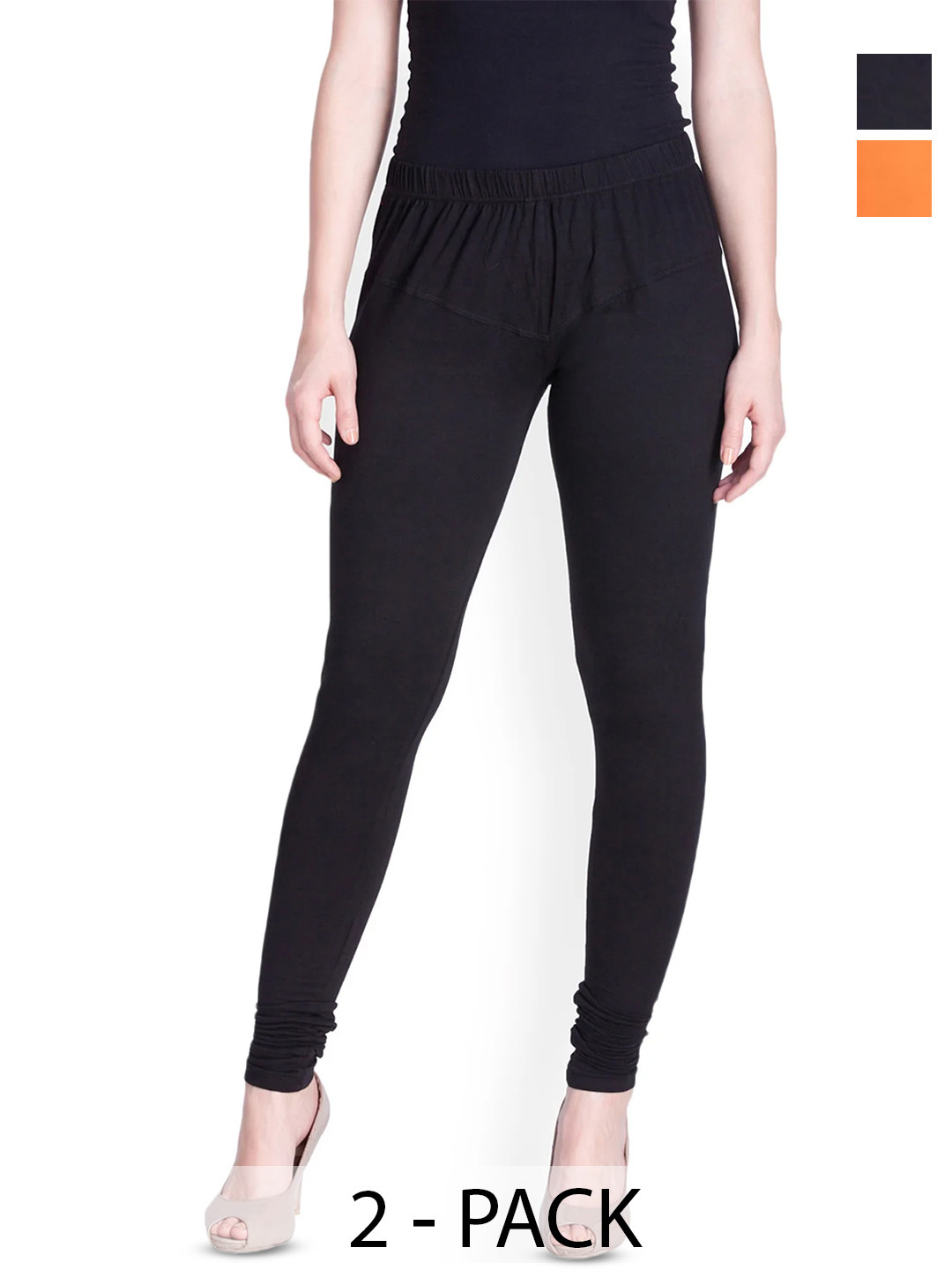 Navkar Crafts Women Pack of 2 Cotton Slip-On Ankle Length Leggings