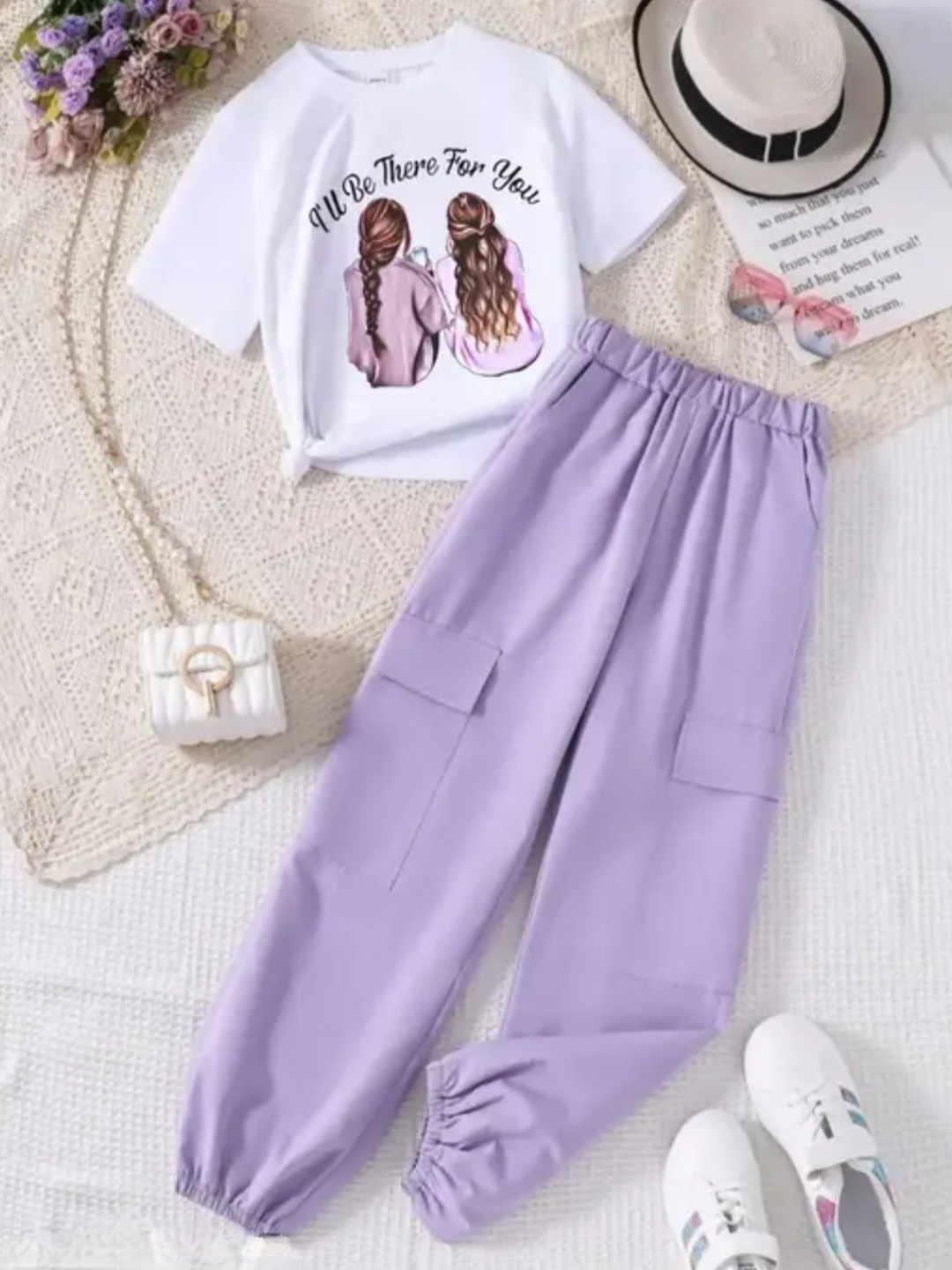 ER LIFE Style Girls Printed T-shirt