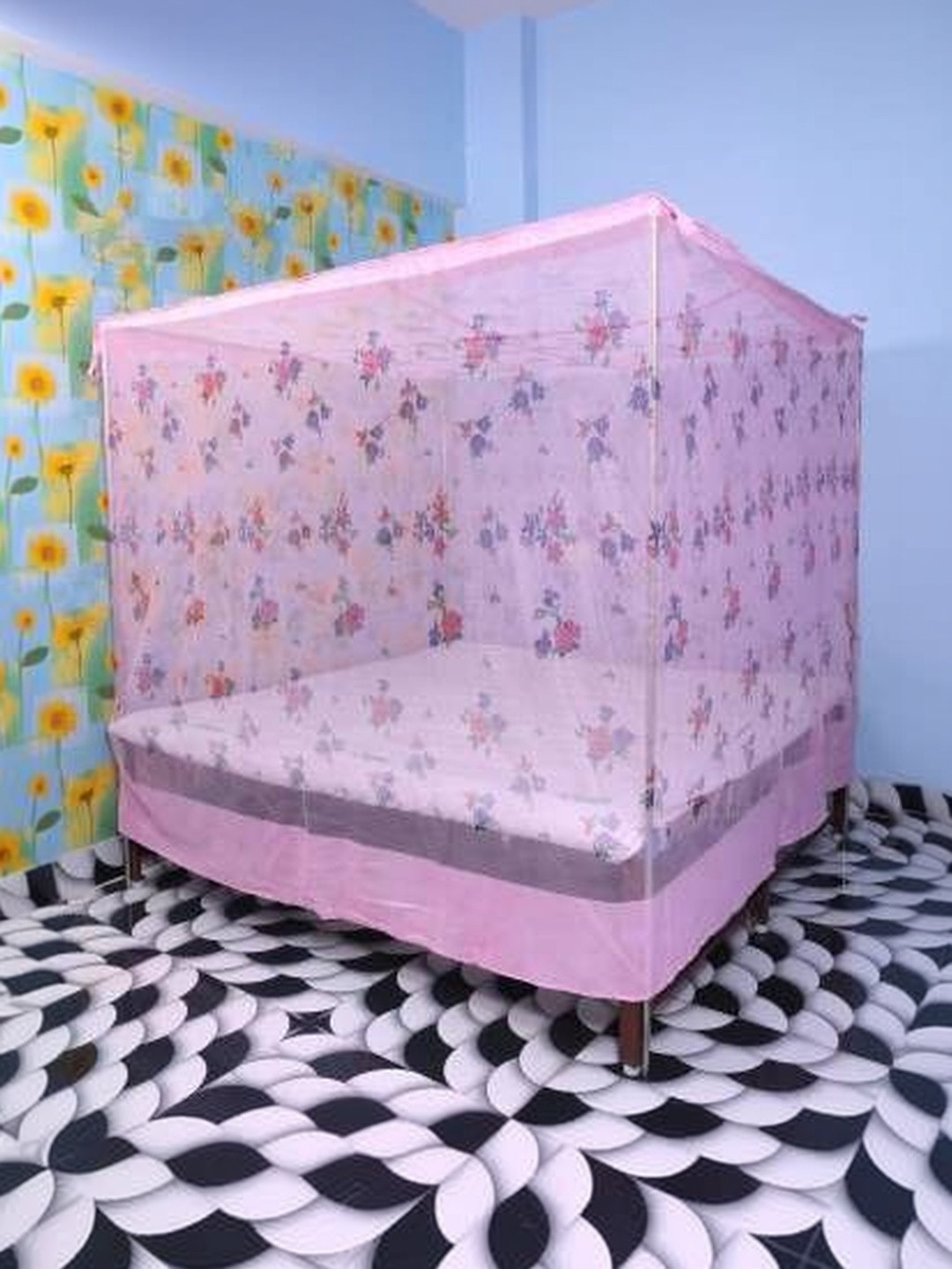 KOLAR Pink King Size Tent Mosquito Net