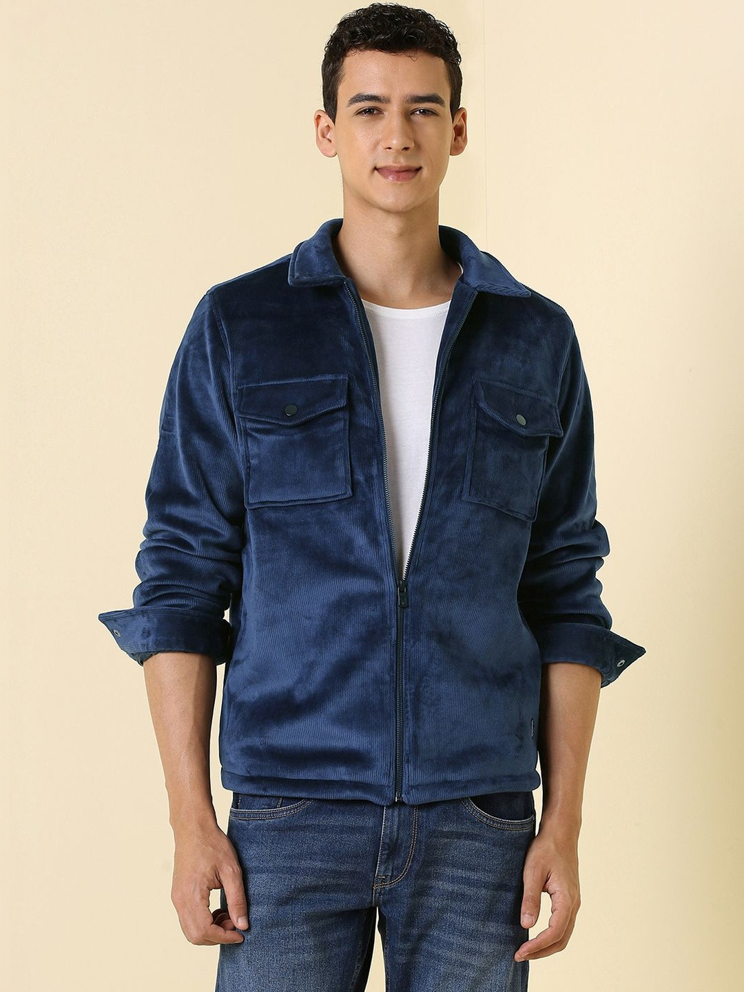 Allen Solly Men Bomber Jacket