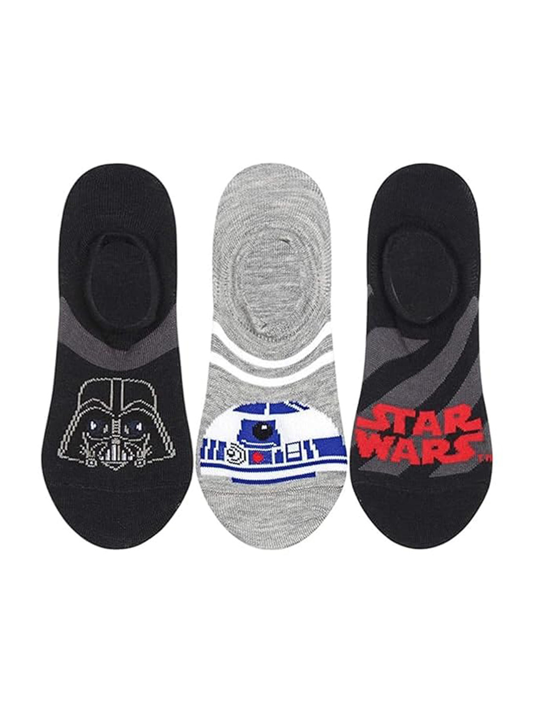 Supersox Boys Pack of 3 Assorted Star Wars Shoe Liners